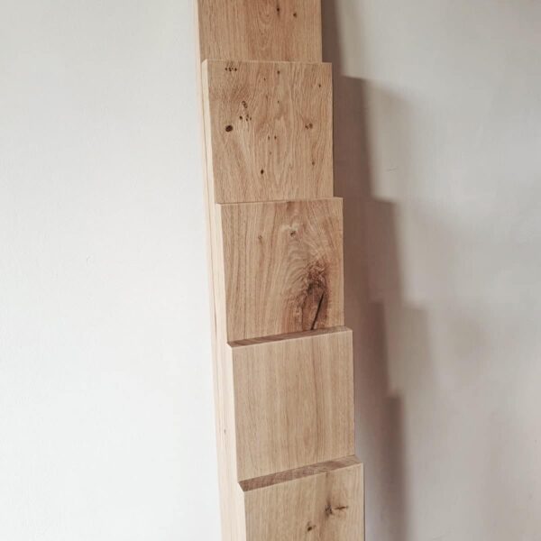 De Industriële Plankdragers L-vorm UP met eiken plank - 30 cm - Afbeelding 11