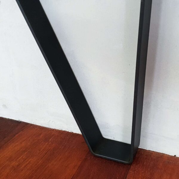 Industriële Bijzettafel vierpoot Mat Blank - Afbeelding 2