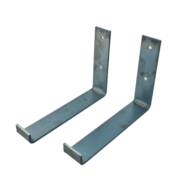 De Industriële Plankdragers L-vorm UP Zonder coating – 20 cm