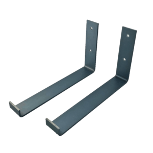 De Industriële Plankdragers L-vorm UP Mat Blank – 25 cm