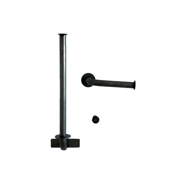 Industriële toiletrolhouder Mat Blank (set)