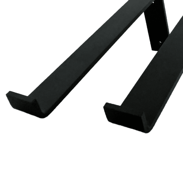 De Industriële Plankdragers L-vorm Mat Zwart – 30 cm - Afbeelding 3
