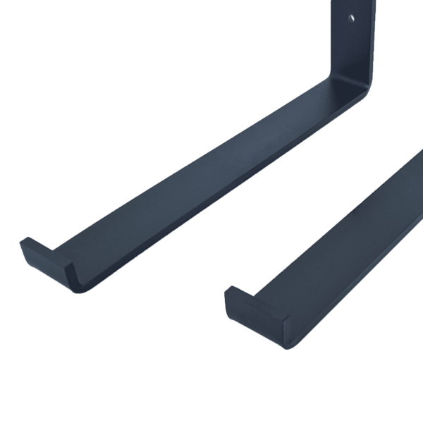 De Industriële Plankdragers L-vorm UP Mat Zwart – 30 cm - Afbeelding 2