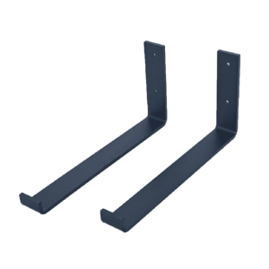 De Industriële Plankdragers L-vorm UP Mat Zwart – 30 cm