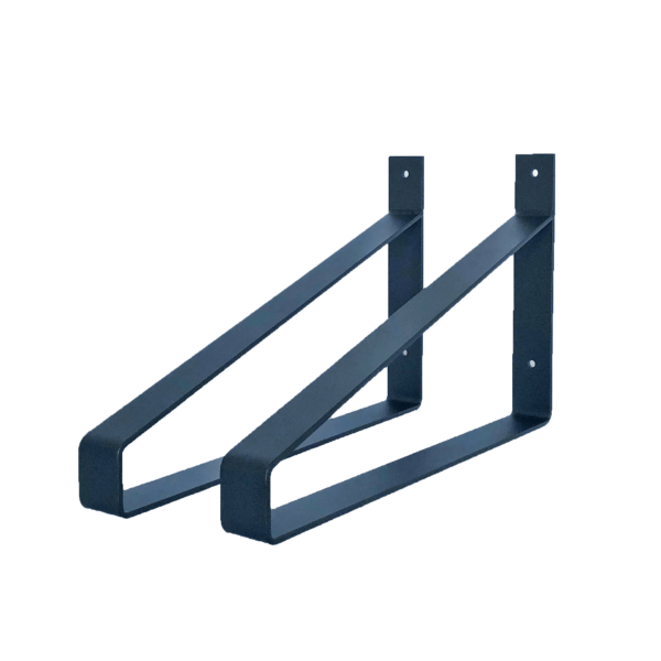 De Industriële Plankdragers XL Mat Zwart - 40 cm