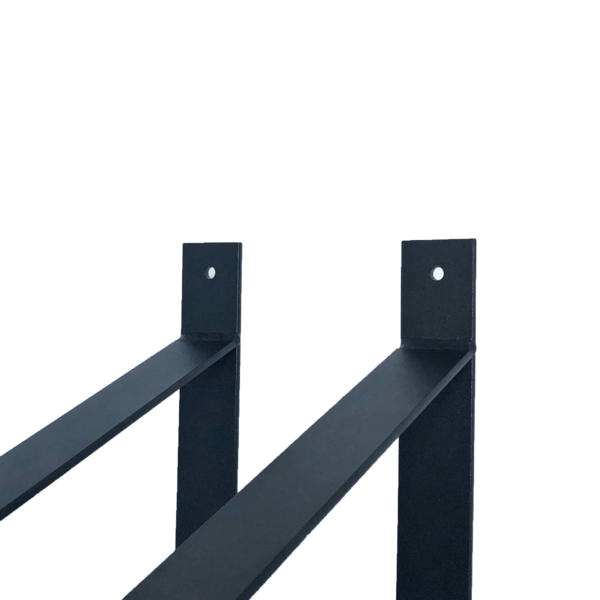 De Industriële Plankdragers XL Mat Zwart - 40 cm - Afbeelding 2
