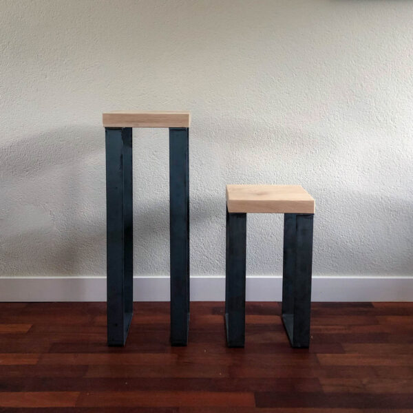 Slimme bijzettafels - Plantentafel Zonder Coating (set) - Afbeelding 5