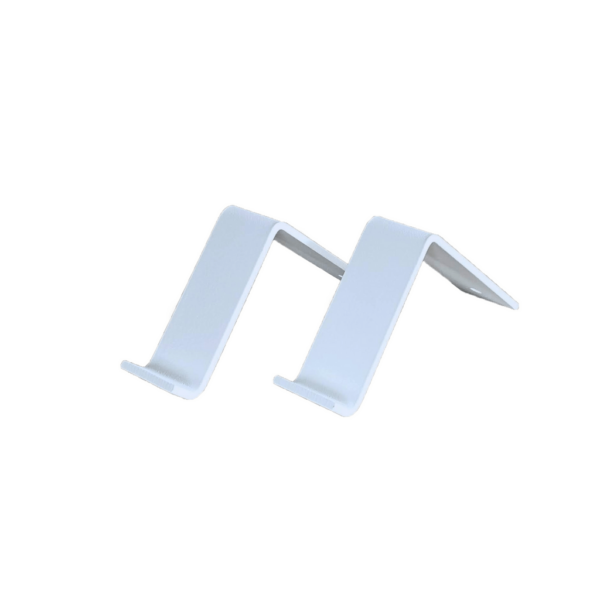 De Industriële Plankdragers L-vorm Mat Wit – 10 cm