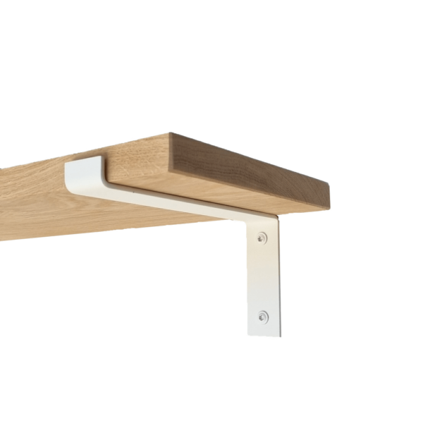 De Industriële Plankdragers L-vorm Mat Wit – 25 cm - Afbeelding 3