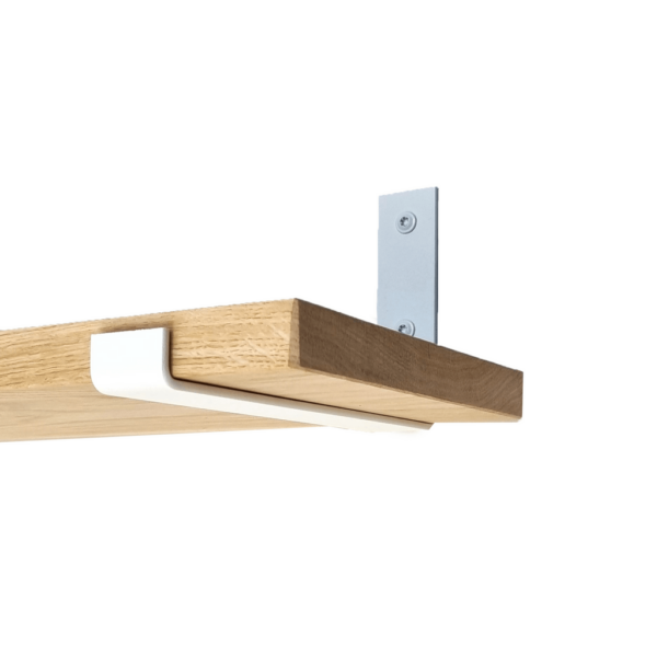 De Industriële Plankdragers L-vorm UP Mat Wit – 25 cm - Afbeelding 3