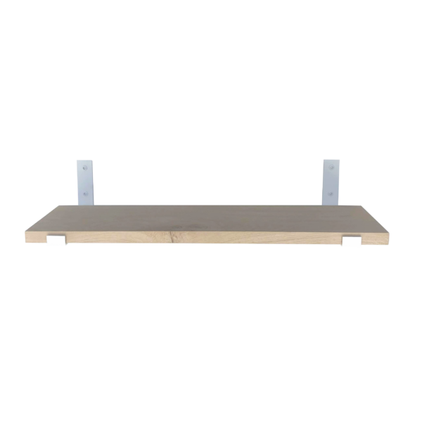 De Industriële Plankdragers L-vorm UP met eiken plank - 25 cm - Afbeelding 3