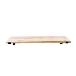 De Industriële Plankdragers L-vorm met eiken plank - 35 cm