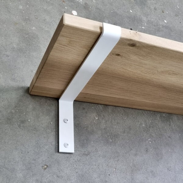 De Industriële Plankdragers L-vorm met eiken plank - 30 cm - Afbeelding 5