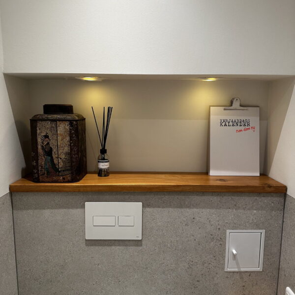 Houten toilet plank - eiken - op maat - Afbeelding 4