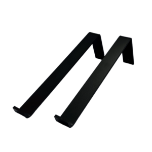 De Industriële Plankdragers L-vorm Mat Zwart – 35 cm