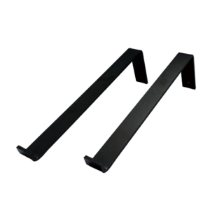 De Industriële Plankdragers L-vorm Mat Zwart – 40 cm