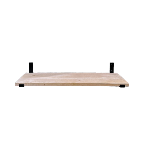 De Industriële Plankdragers L-vorm UP met eiken plank - 40 cm