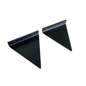 De Industriële Plankdragers driehoekvorm Mat Zwart - 15-25 cm