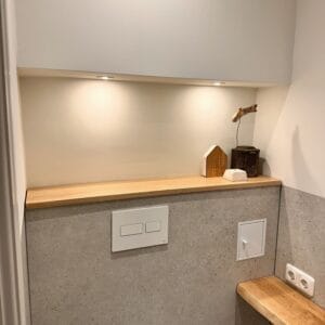 Houten toilet plank - eiken - 2 cm - op maat